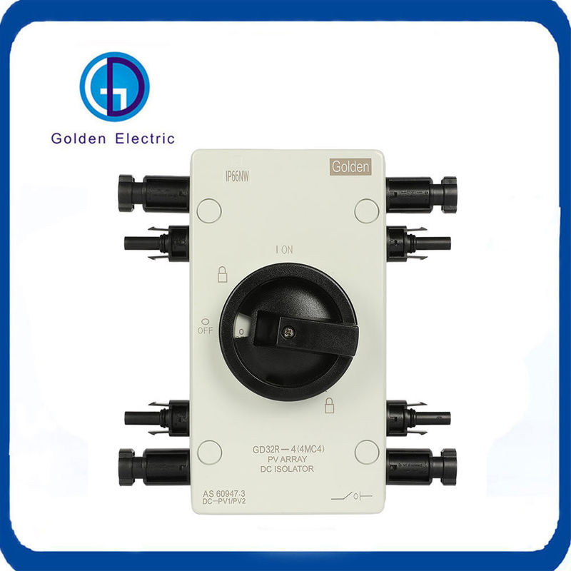 Mc4 Connector PV Array DC Isolator Switch for Upside Input Wiring and ...