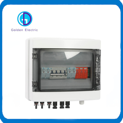 ভালো দাম PV4/1 4 স্ট্রিংস সৌর PV Combiner বক্স 4 ইন 1 আউট প্লাস্টিকের Combiner বক্স 15A অনলাইন