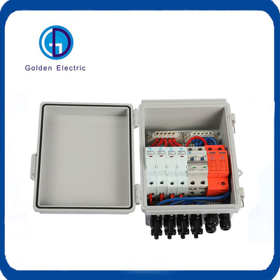 Plastik Güneş PV Kombiner Kutusu 2/3/4 giriş 1 çıkış DC500V DC1000V