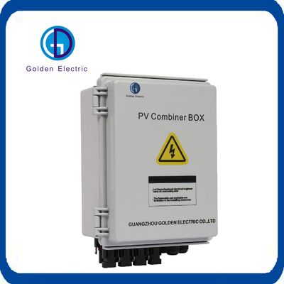 DC 500V Cài đặt ngoài trời Solar PV Combiner Box Để bảo vệ chống kết nối