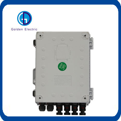 DC 500V Cài đặt ngoài trời Solar PV Combiner Box Để bảo vệ chống kết nối