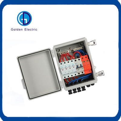 Güneş Enerjisi 2 String PV Kombiner Kutusu Su geçirmez IP65 Hızlı Kurulum