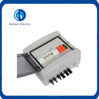 Plastik DC Güneş PV Kombiner Kutusu 550V 4input 1output PV Kutusu İzleme ile
