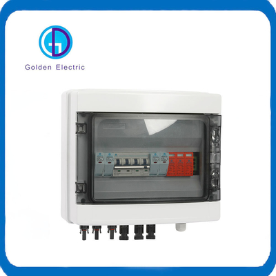 Plastik DC Güneş PV Kombiner Kutusu 550V 4input 1output PV Kutusu İzleme ile