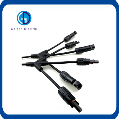 PV Mc004-3t1 Konektor Bulat 1500V/30A Kompatibel dengan Mc4 Integrasi PV004-3t1