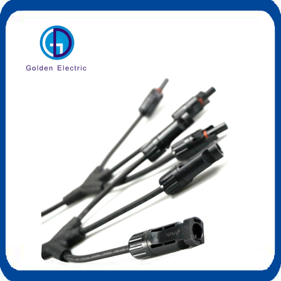 PV Mc004-3t1 Konektor Bulat 1500V/30A Kompatibel dengan Mc4 Integrasi PV004-3t1