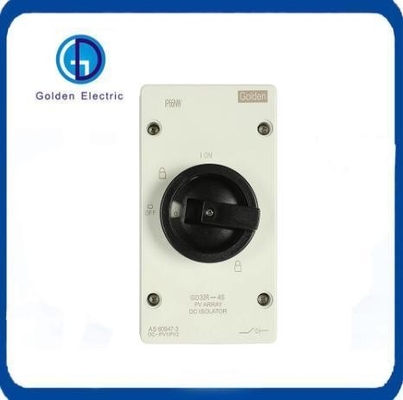 Özelleştirilebilir IP66 Güneş DC İzolatör Değiştiricisi Gerçek Zamanlı Algılama ile Kolay Çalışma