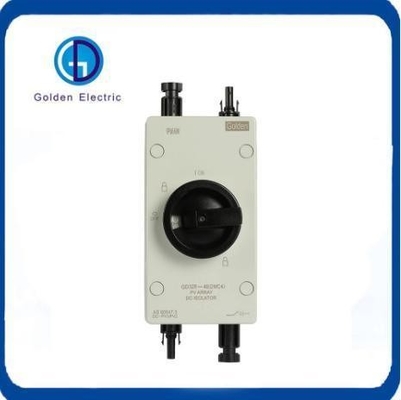 수동 작동 4극 DC 격리 스위치 IP66 DC1000V MC4 커넥터와 연결을 끊는 스위치