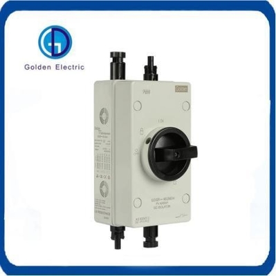 수동 작동 4극 DC 격리 스위치 IP66 DC1000V MC4 커넥터와 연결을 끊는 스위치