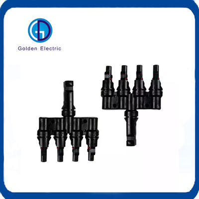 Goede prijs 4 tot en met 1 T type takdraad Solar Cable Connector Electric Photovoltaic Man en Vrouw online