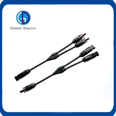 Buen precio Conector tipo Y de 1000V Mc4 para el sistema de energía fotovoltaica PV004-2t1 2 a 1 cable de CC en línea