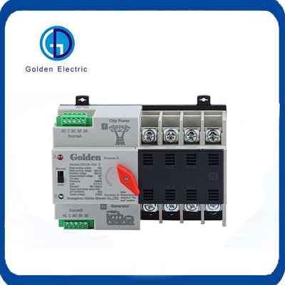 نصب ریل DIN 2p Ats سوئیچ انتقال خودکار 16A AC 400V عملیات ایمنی