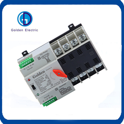 نصب ریل DIN 2p Ats سوئیچ انتقال خودکار 16A AC 400V عملیات ایمنی