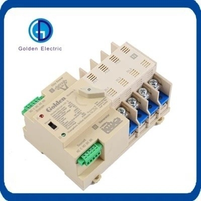 Bom preço 63A ATS com interruptor automático de transferência com proteção contra incêndio e certificação CE on-line