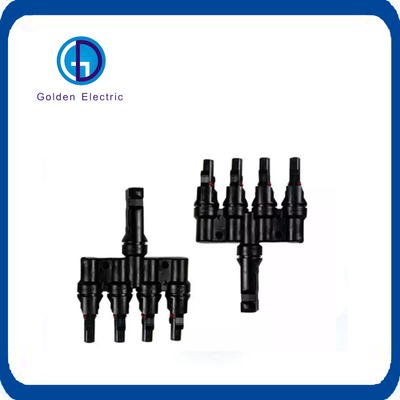 Kháng bụi Mặt trời MC4 Connector Dễ cài đặt Đối với hệ thống Photovoltaic chi nhánh T