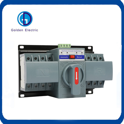 Generatör Otomatik Transfer Değiştiricisi Elektrikli 63A 2P 3P 4P AC230V ATS