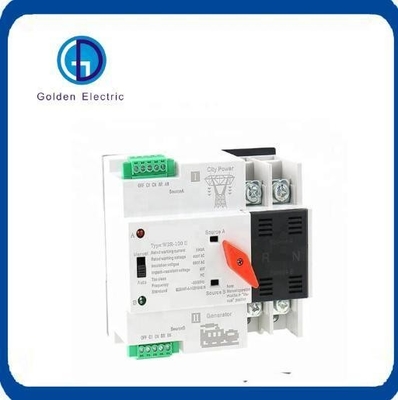 DIN Rail W2r مفتاح التبديل التلقائي للطاقة الشمسية النظام الكهروضوئي قابل للتخصيص