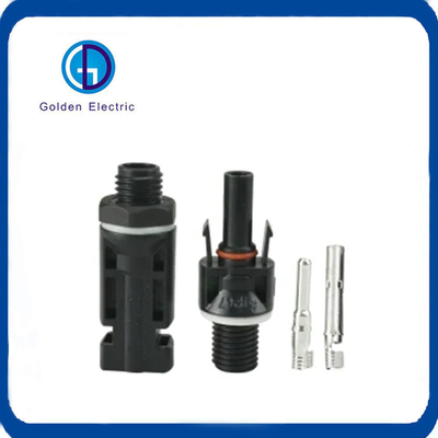 Dễ dàng cài đặt 2 pin đầu nối cáp năng lượng mặt trời cho 1000VDC 30A lắp đặt tấm pin mặt trời