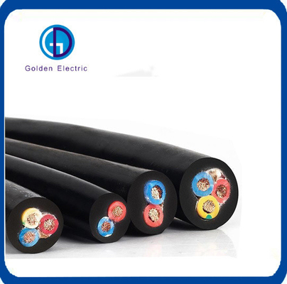 750V 3 çekirdek 1.5mm2 Esnek Güneş Paneli DC Tel Kauçuk yalıtımlı kaplı