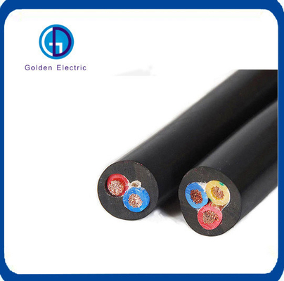 750V 3 çekirdek 1.5mm2 Esnek Güneş Paneli DC Tel Kauçuk yalıtımlı kaplı