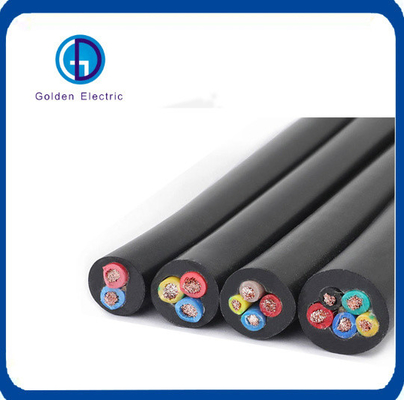 750V 3 çekirdek 1.5mm2 Esnek Güneş Paneli DC Tel Kauçuk yalıtımlı kaplı