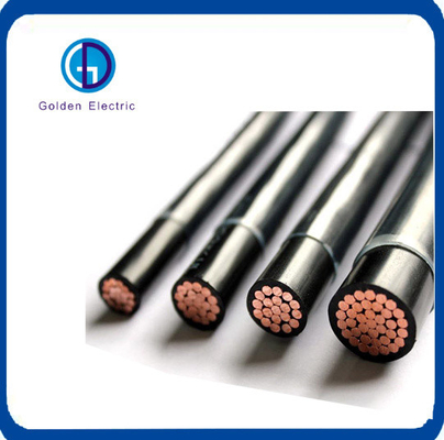 Siyah PVC yalıtım bakır PV tel su geçirmez 5.5mm Nylon ceketle