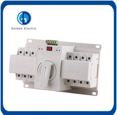 Elektrikli çift güç 4 kutuplu transfer anahtarı 10A Güvenlik koruması ile kolay işleme