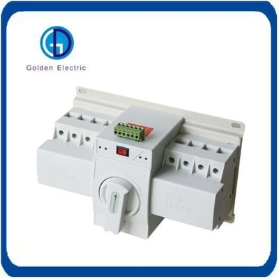 Elektrikli çift güç 4 kutuplu transfer anahtarı 10A Güvenlik koruması ile kolay işleme