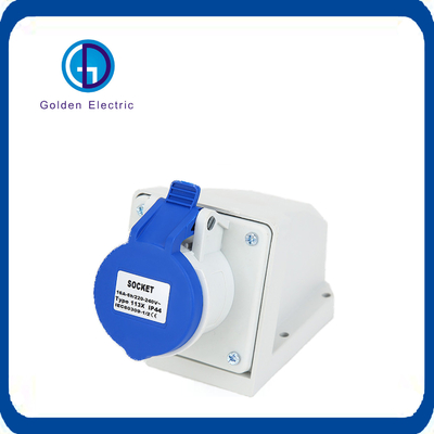 IP44 16A 32A 2p 3p 4p 유럽 표준 산업 전원 플러그 및 소켓 패널 장착 소켓 220V 380V