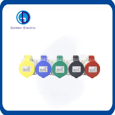 유니버설 IP44 IP67 방수 16AMP 3pin 다중 전원 소재 산업용