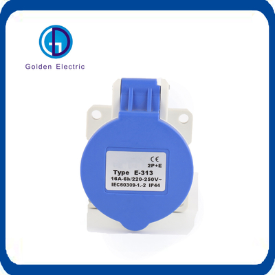 유니버설 IP44 IP67 방수 16AMP 3pin 다중 전원 소재 산업용