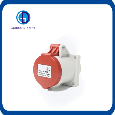 유니버설 IP44 IP67 방수 16AMP 3pin 다중 전원 소재 산업용