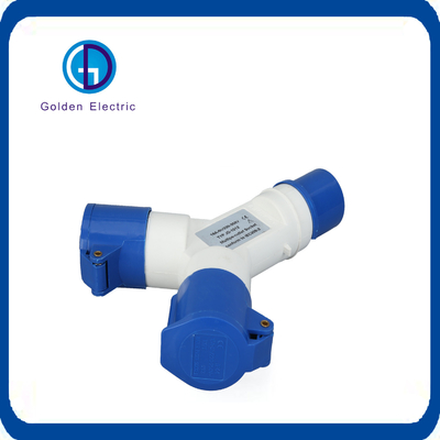 Loại giao diện cáp Chứng nhận CCC 2p E IP44 230V 2p 3p 16A 2/3 Way Industrial Plug