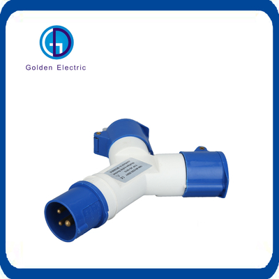 Loại giao diện cáp Chứng nhận CCC 2p E IP44 230V 2p 3p 16A 2/3 Way Industrial Plug