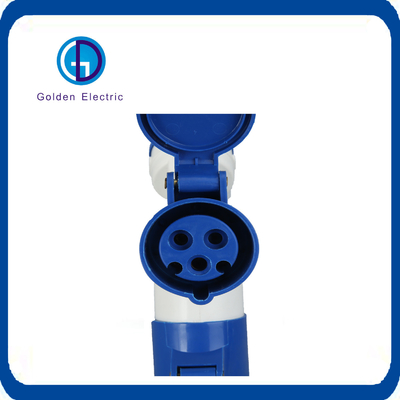 Loại giao diện cáp Chứng nhận CCC 2p E IP44 230V 2p 3p 16A 2/3 Way Industrial Plug