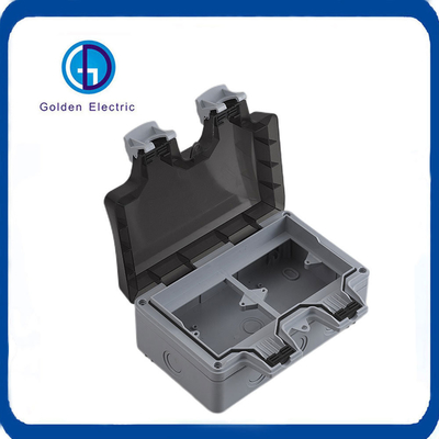 10A IP66 Double Socket Weatherproof Switch Socket Box cho các giải pháp điện ngoài trời