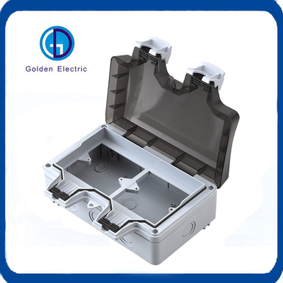 10A IP66 Double Socket Weatherproof Switch Socket Box cho các giải pháp điện ngoài trời
