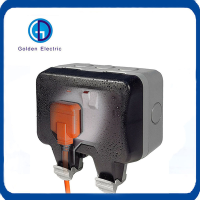 10A IP66 Double Socket Weatherproof Switch Socket Box cho các giải pháp điện ngoài trời