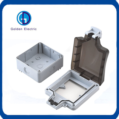IP66 ABS vật liệu PC Cover đơn 10A Light Switch Socket Box cho chức năng chống nước