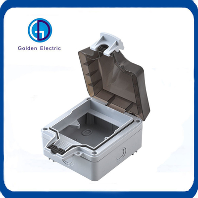 IP66 ABS vật liệu PC Cover đơn 10A Light Switch Socket Box cho chức năng chống nước