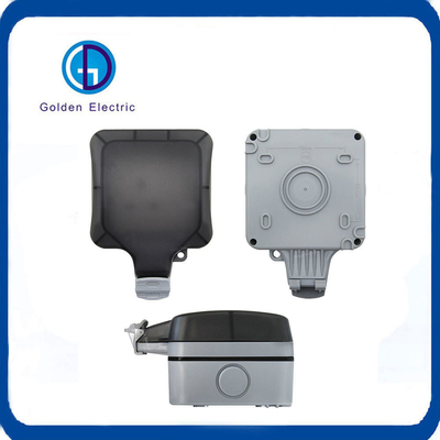 IP66 ABS vật liệu PC Cover đơn 10A Light Switch Socket Box cho chức năng chống nước