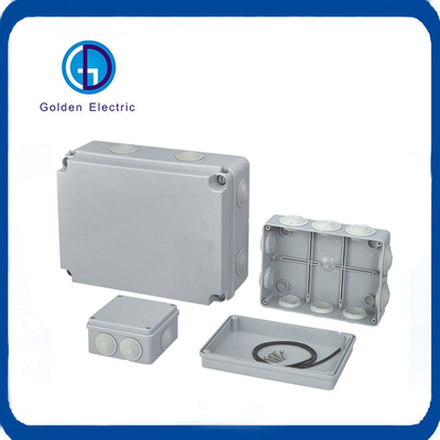 100mm*100mm*50mm Su geçirmez bağlantı kutusu ABS PVC bağlantı kutusu montaj levhası ile
