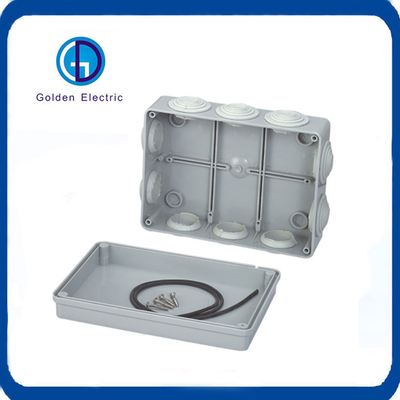 100mm*100mm*50mm Su geçirmez bağlantı kutusu ABS PVC bağlantı kutusu montaj levhası ile