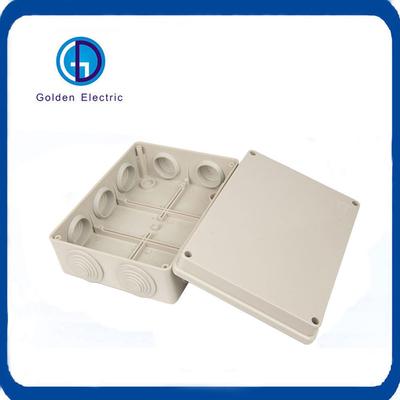 100mm*100mm*50mm Su geçirmez bağlantı kutusu ABS PVC bağlantı kutusu montaj levhası ile