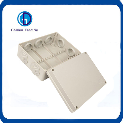 100mm*100mm*50mm Su geçirmez bağlantı kutusu ABS PVC bağlantı kutusu montaj levhası ile