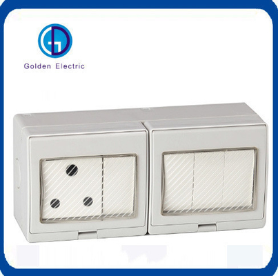 آفریقای جنوبی دیوار نصب IP55 4gang سوئیچ 1gang سوئیچ سوئیچ سوئیچ سوئیچ برق 13A