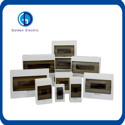 Nguồn cung cấp điện cho bề mặt và lắp đặt phơi lỏng 6 10 12 18 24 36 Way IP40 hộp phân phối nhựa