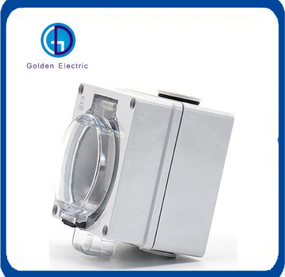 Vương quốc Anh IP66 1gang Socket 13A Waterproof Socket Max. Voltage 110V-250V IP Đánh giá IP55