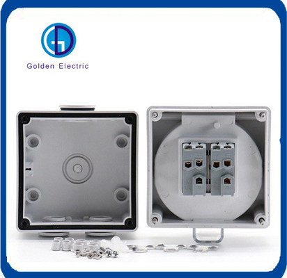 بازدارنده شعله PC مواد پوسته پلاستیکی ضد آب سوکت الکتریکی و سوئیچ دیوار