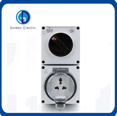 Настройка многофункционального розетки IP66 16A 250V водонепроницаемый розетка и переключатель